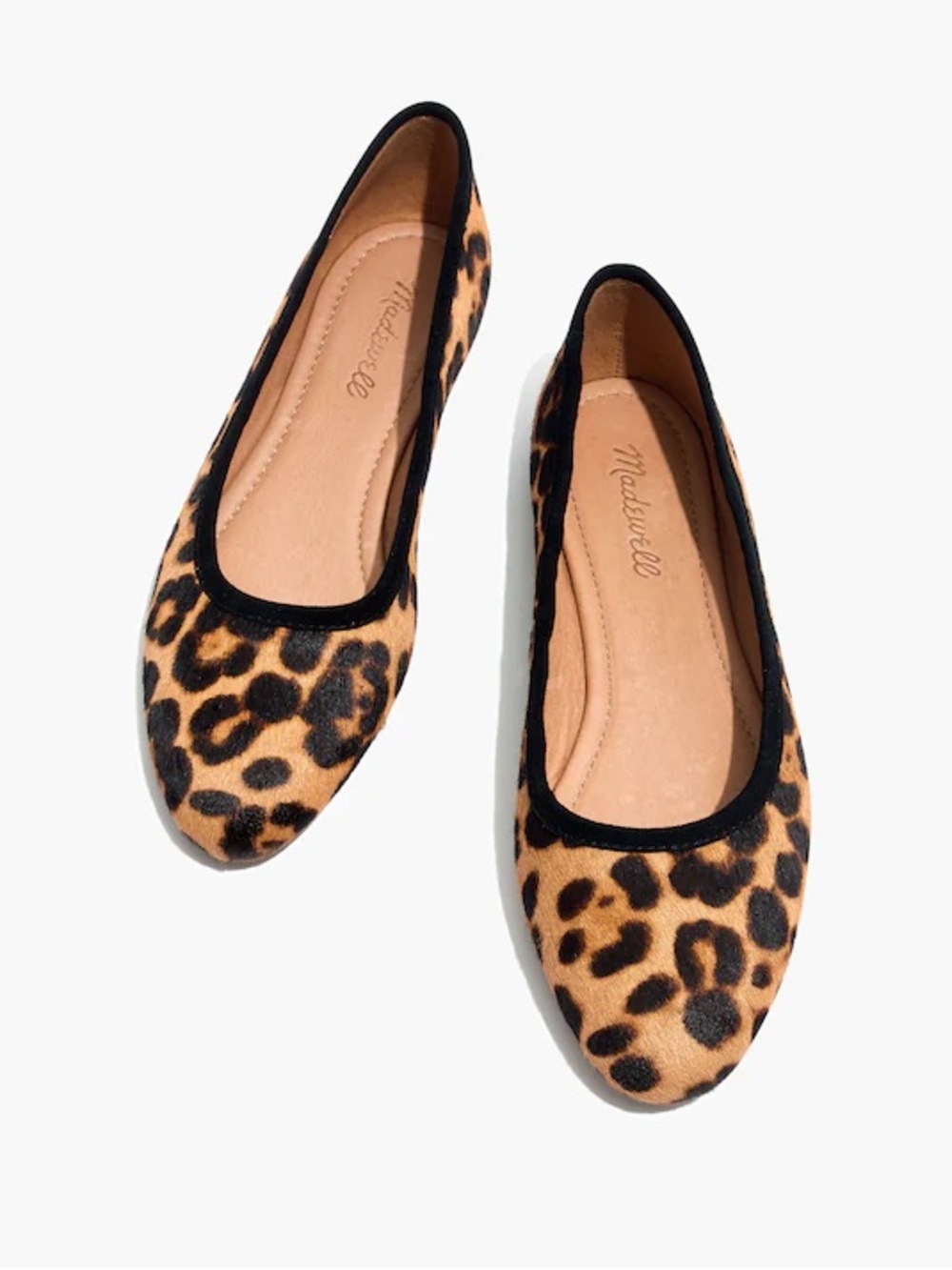 Madewell The Reid Ballet Flat in Leopard Print Calf Hair Women’s Size 7.5M